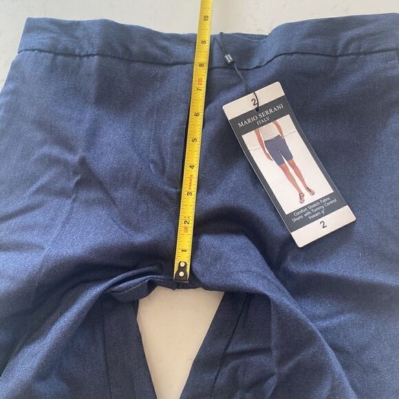 Mario Serrani Womens Italy Comfort Stretch Shorts Size 2 NWT - Picture 13 of 14
